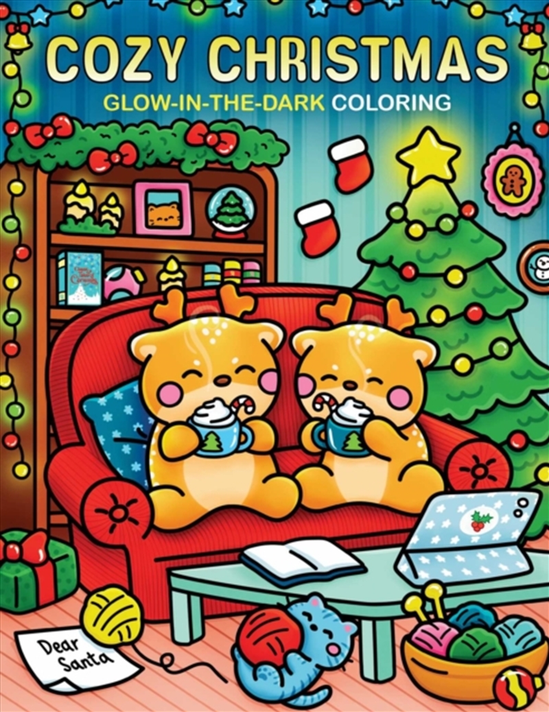 Cozy Christmas Glow-In-The-Dark Coloring/Product Detail/Adults Colouring