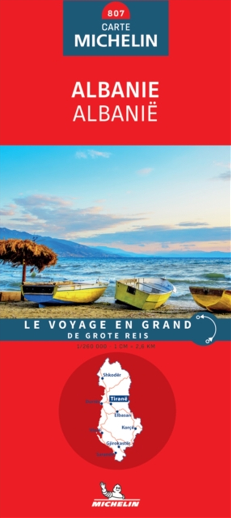 Albania - Michelin National Map 807/Product Detail/Geography