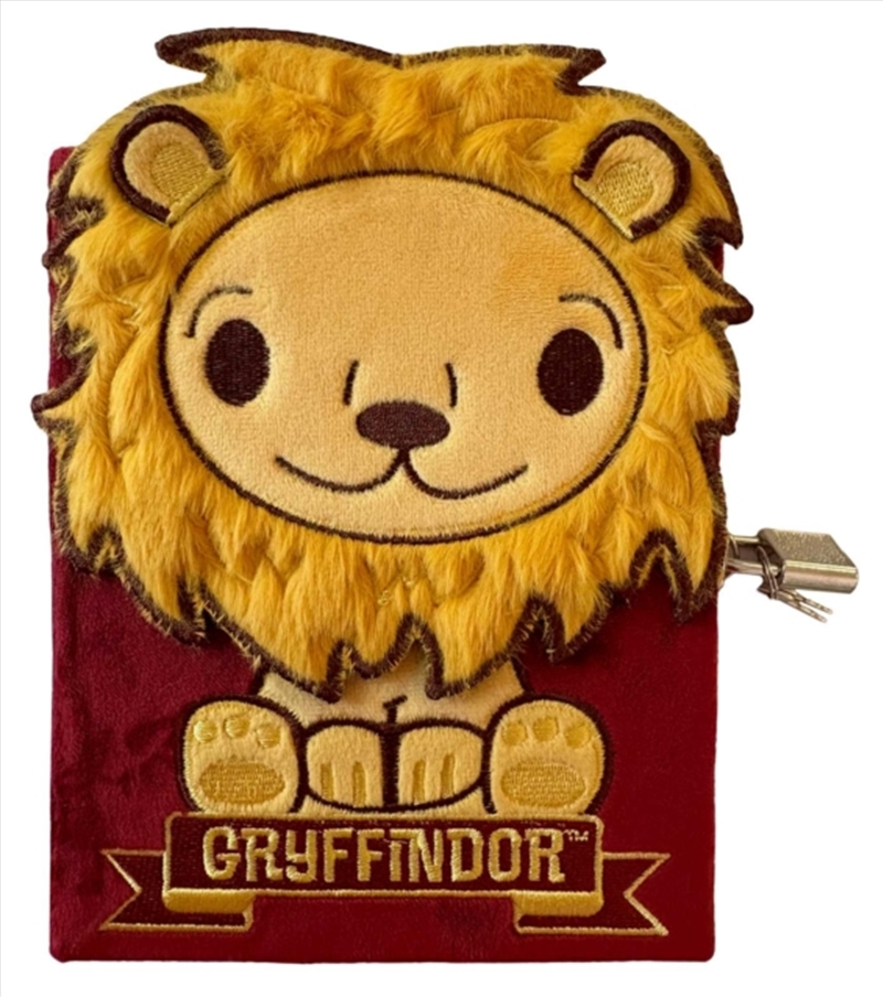 Harry Potter: Gryffindor Plush Lock & Key Diary/Product Detail/Notebooks & Journals