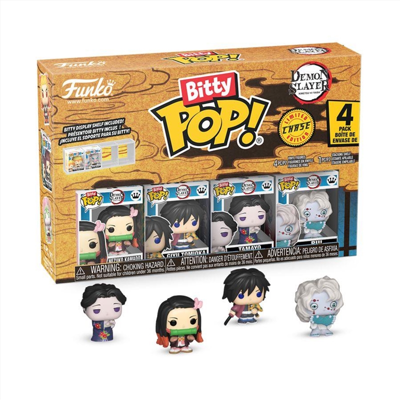 Demon Slayer - Nezuko Bitty Pop! 4-Pack/Product Detail/Funko Collections