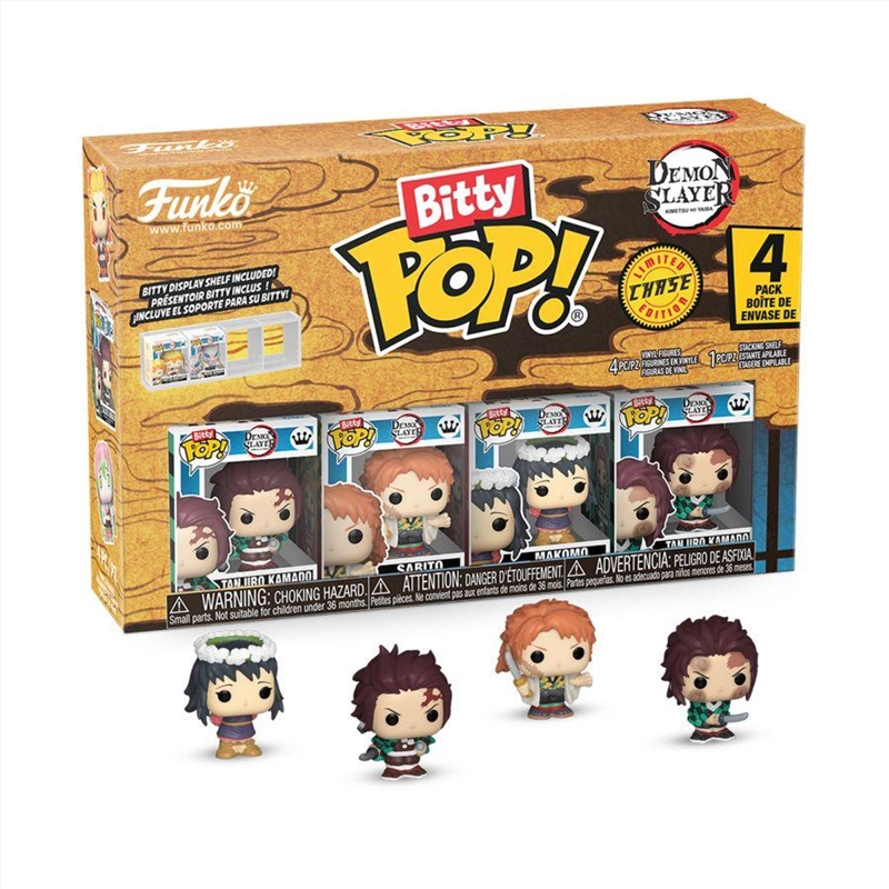 Demon Slayer - Tanjiro Bitty Pop! 4-Pack/Product Detail/Funko Collections