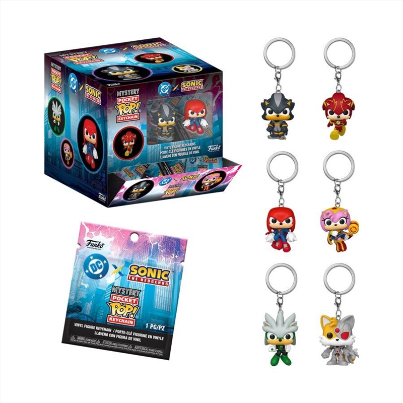 Justice League America X Sonic the Hedgehog - Mystery Pop! Keychain/Product Detail/Pop Vinyl Keychains