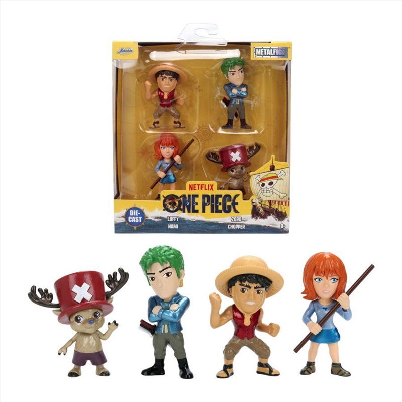 One Piece (Netflix) - 2.5? Metalfigs 4-Pack/Product Detail/Figurines