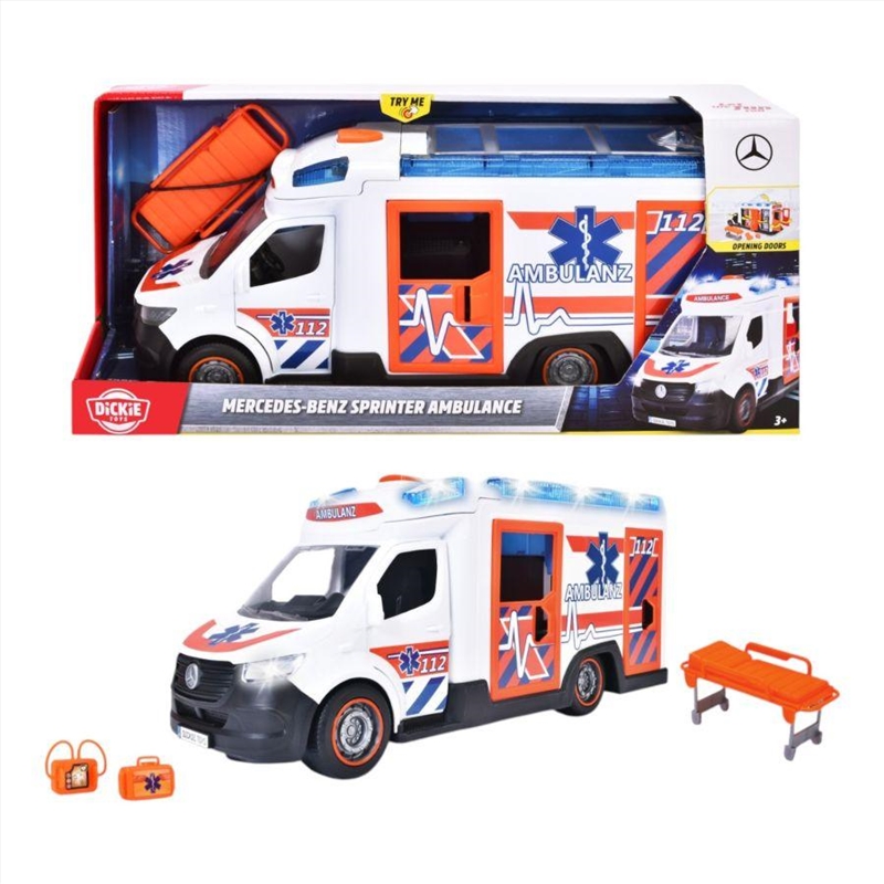 Dickie Toys - Mercedes-Benz Sprinter Ambulance/Product Detail/Figurines
