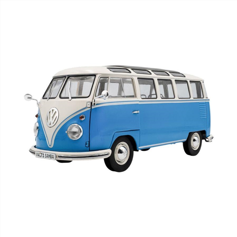 Solido Cars - 1:18 1962 Blue Volkswagen T1 Samba Diecast Vehicle/Product Detail/Figurines