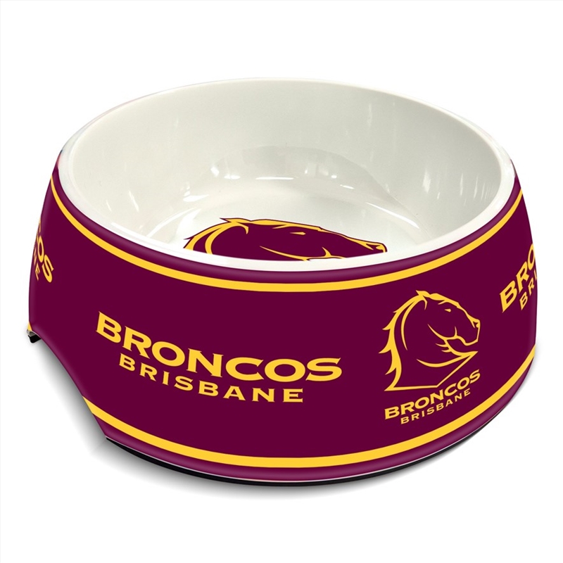 NRL BRONCOS DOG BOWL 710ML/Product Detail/Pet Accessories