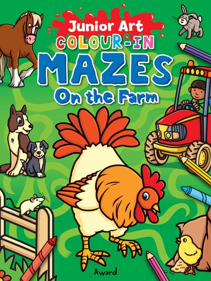 Junior Art Colour in Mazes: On the Farm/Product Detail/Early Childhood Fiction Books