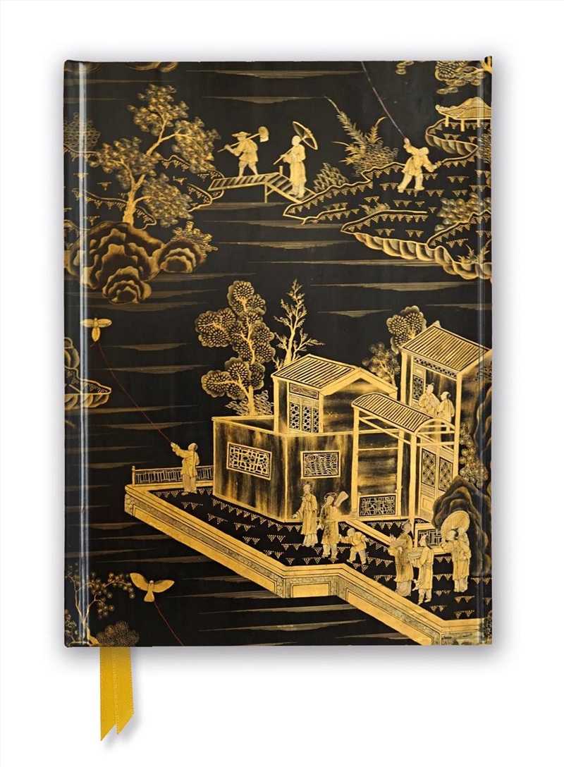 Foiled Journal #307: Chinese Lacquer Black & Gold Screen/Product Detail/Notebooks & Journals