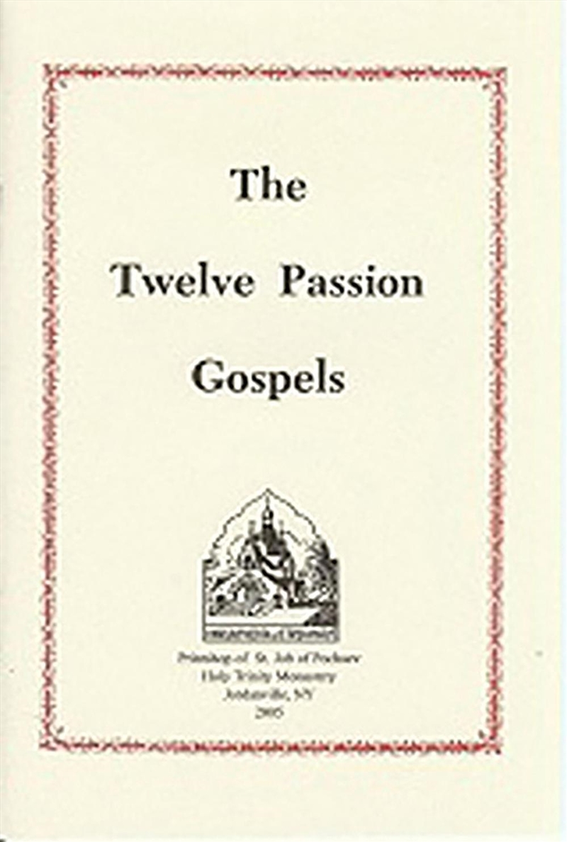 Twelve Passion Gospels/Product Detail/Religion & Beliefs