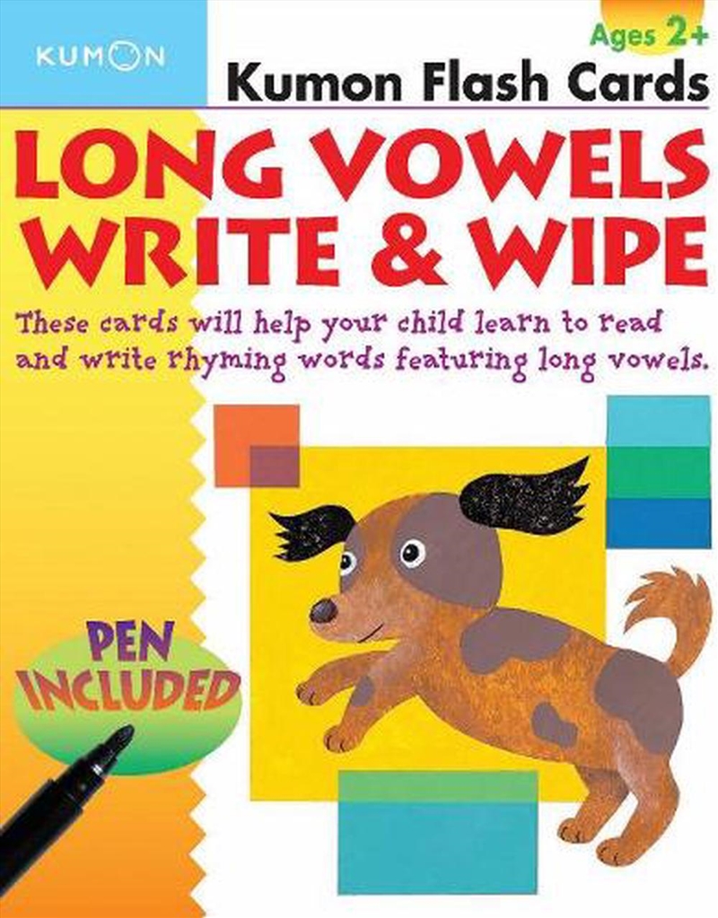 Long Vowels Write & Wipe/Product Detail/Children