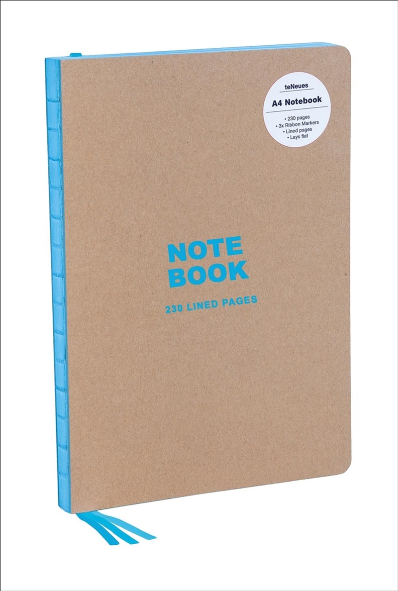 Kraft and Blue A4 Notebook: Lined Paper/Product Detail/Notebooks & Journals