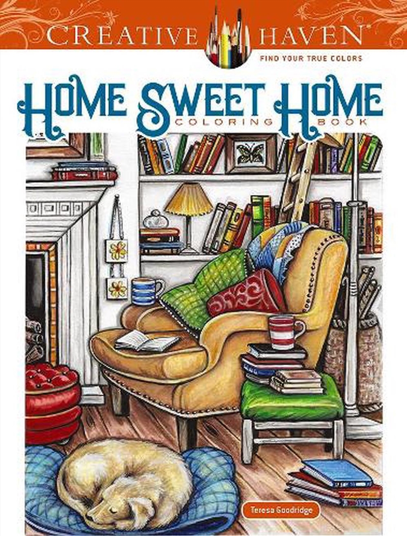 Creative Haven Home Sweet Home Coloring Book/Product Detail/Adults Colouring