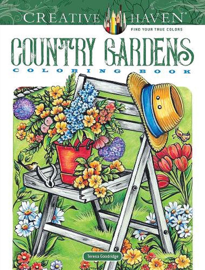 Creative Haven Country Gardens Coloring Book/Product Detail/Adults Colouring