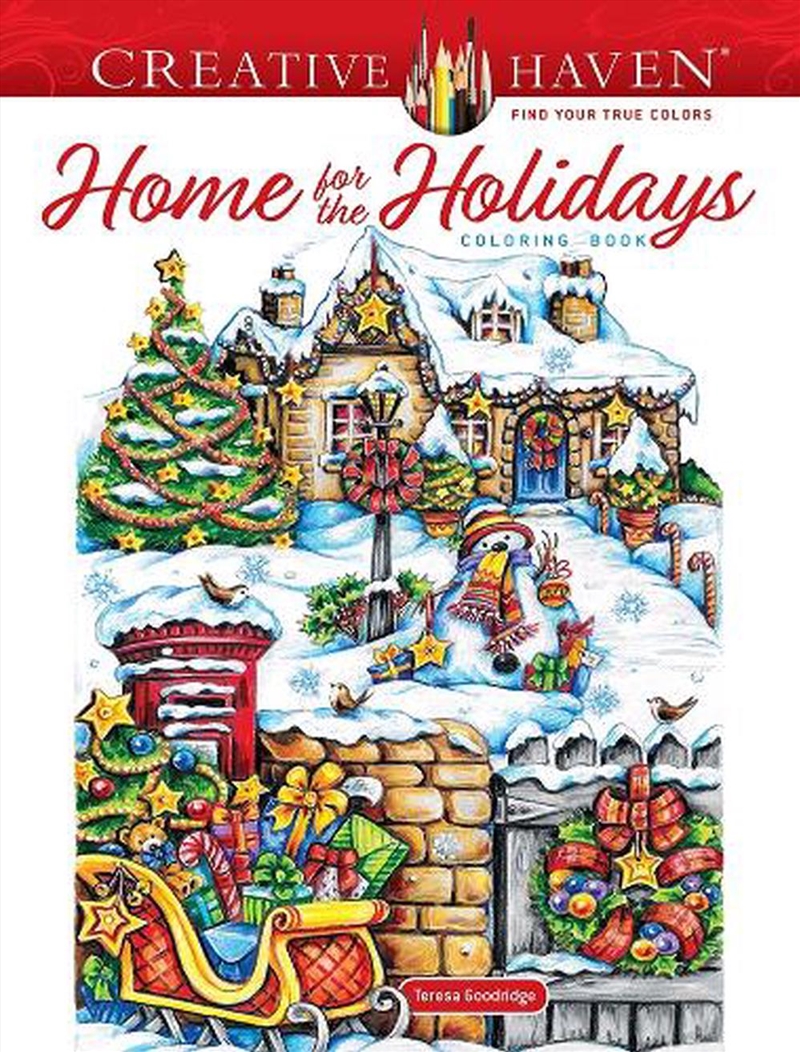 Creative Haven Home for the Holidays Coloring Book/Product Detail/Kids Activity Books