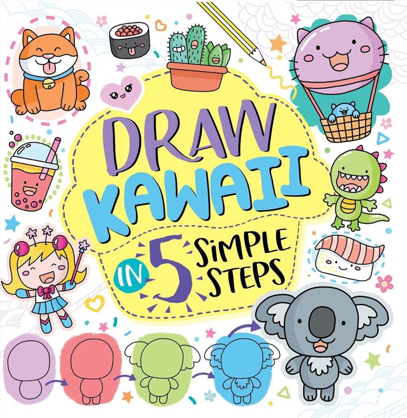 Draw Kawaii in Five Simple Steps/Product Detail/Kids Activity Books