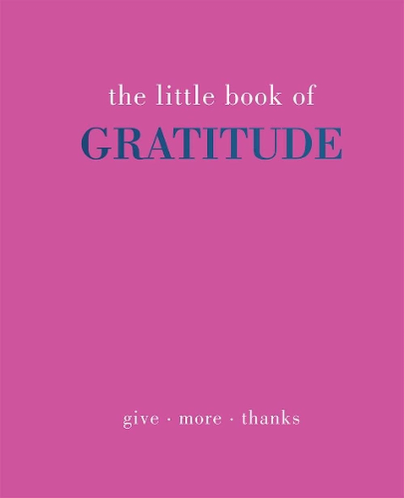 Little Book of Gratitude/Product Detail/Self Help & Personal Development