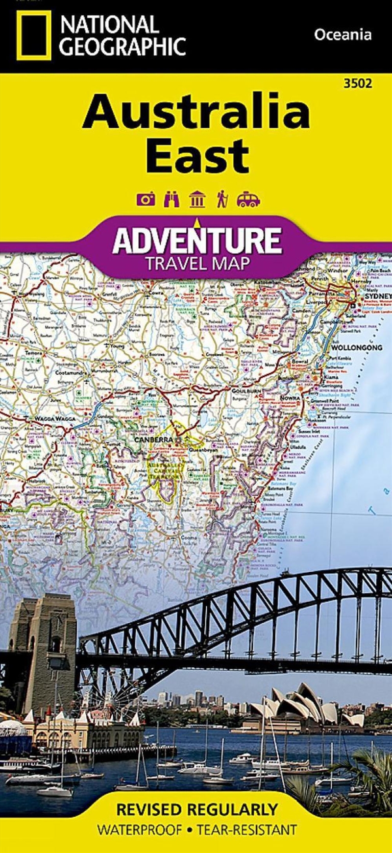 Australia, East Adventure Map/Product Detail/Travel & Holidays