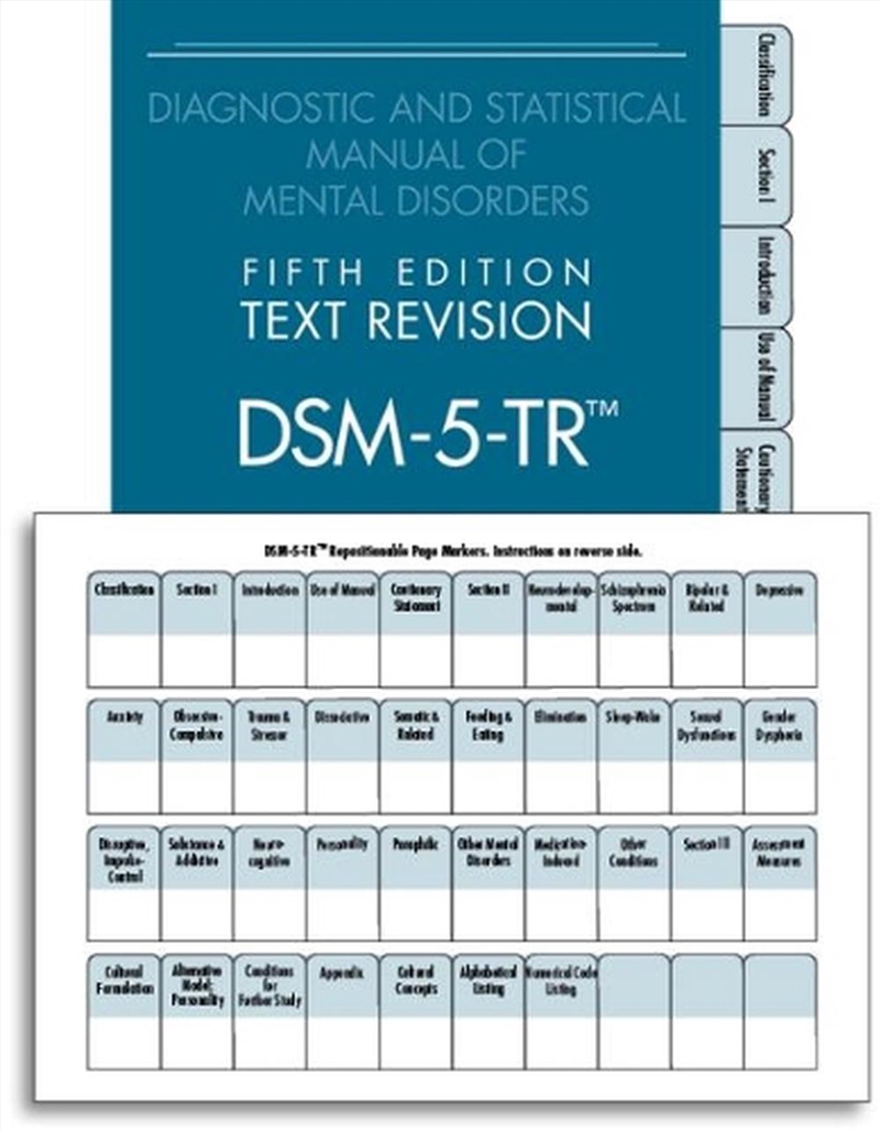 DSM-5-TR (R) Repositionable Page Markers/Product Detail/Healthcare
