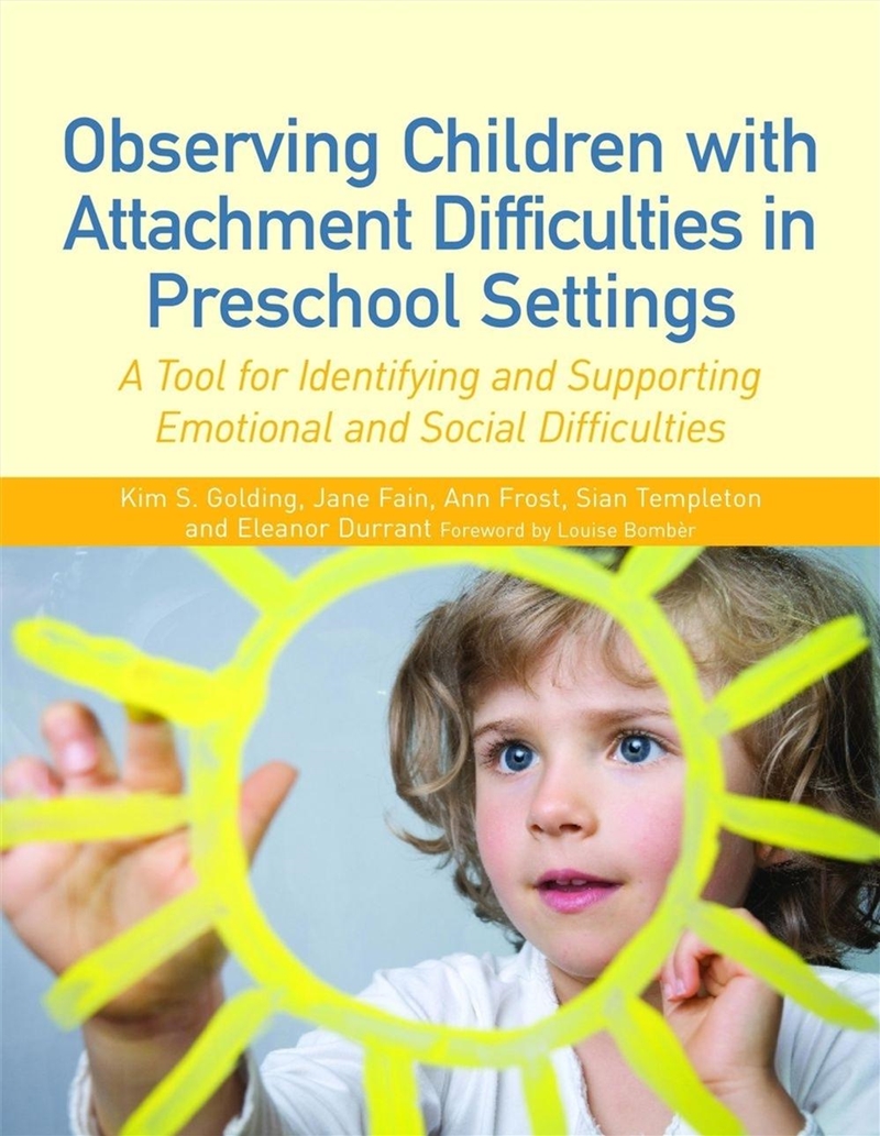 Observing Children with Attachment Difficulties in Preschool Settings/Product Detail/Healthcare