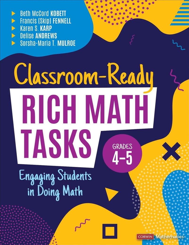 Classroom-Ready Rich Math Tasks, Grades 4-5/Product Detail/Teaching