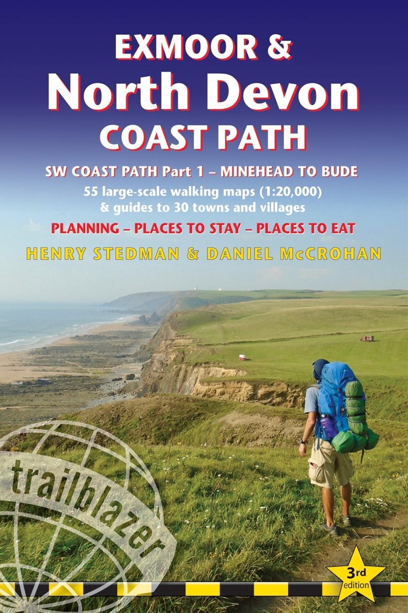 Exmoor & North Devon Coast Path Trailblazer Walking Guide/Product Detail/Travel & Holidays