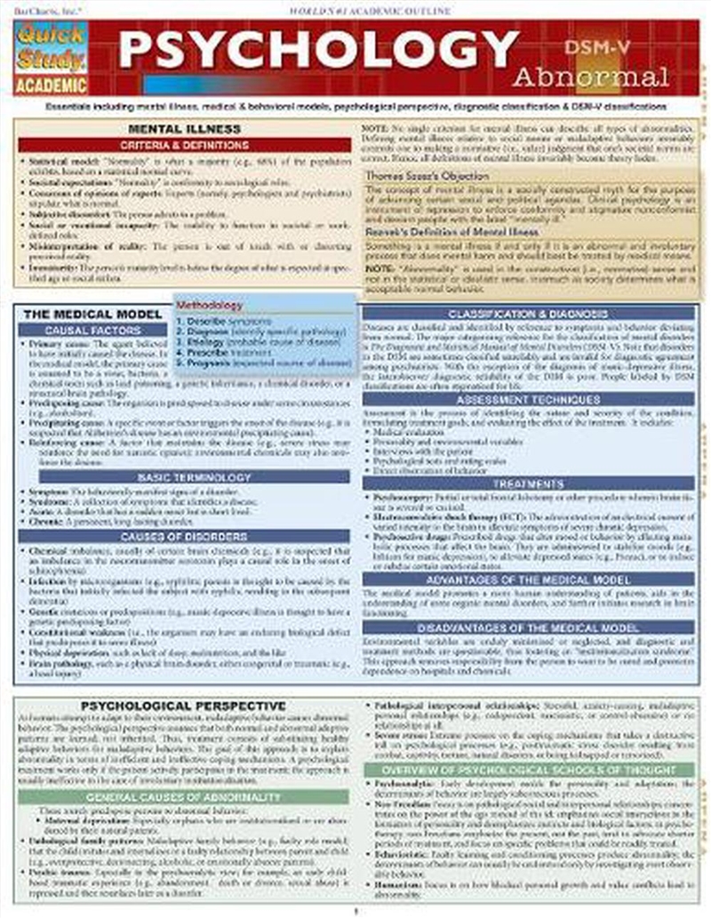 Psychology: Abnormal/Product Detail/Psychology