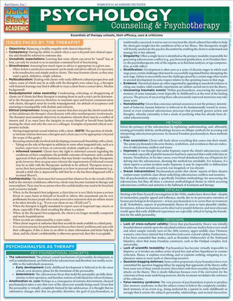 Psychology: Counseling & Psychotherapy/Product Detail/Psychology