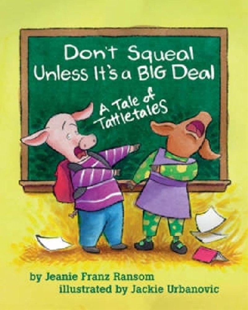 Don't Squeal Unless It's a Big Deal/Product Detail/Childrens Fiction Books