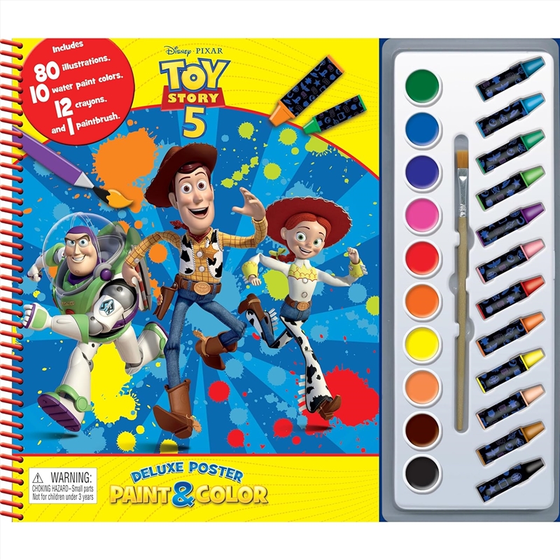 Disney / Pixar Toy Story 5 Deluxe Poster Paint & Color/Product Detail/Kids Activity Books