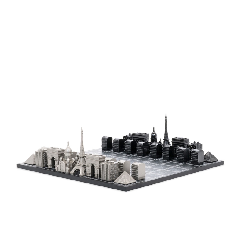 Skyline Chess - Paris Edition (Wood Board with printed Paris Map) 38x38x20cm/Product Detail/Board Games