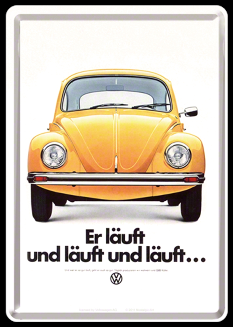 Nostalgic-Art Metal Card VW er lauft 10x14x0.3cm/Product Detail/Greeting Cards