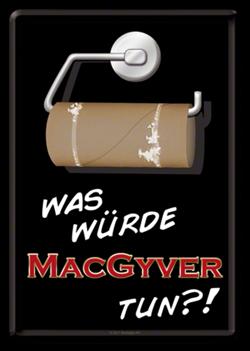 Nostalgic-Art Metal Card MacGyver 10x14x0.3cm/Product Detail/Greeting Cards