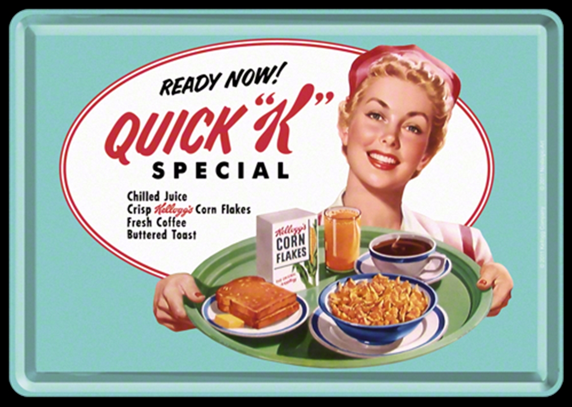 Nostalgic-Art Metal Card Quick K 10x14x0.3cm/Product Detail/Greeting Cards