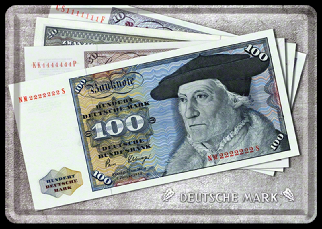 Nostalgic-Art Metal Card Deutschmark 10x14x0.3cm/Product Detail/Greeting Cards