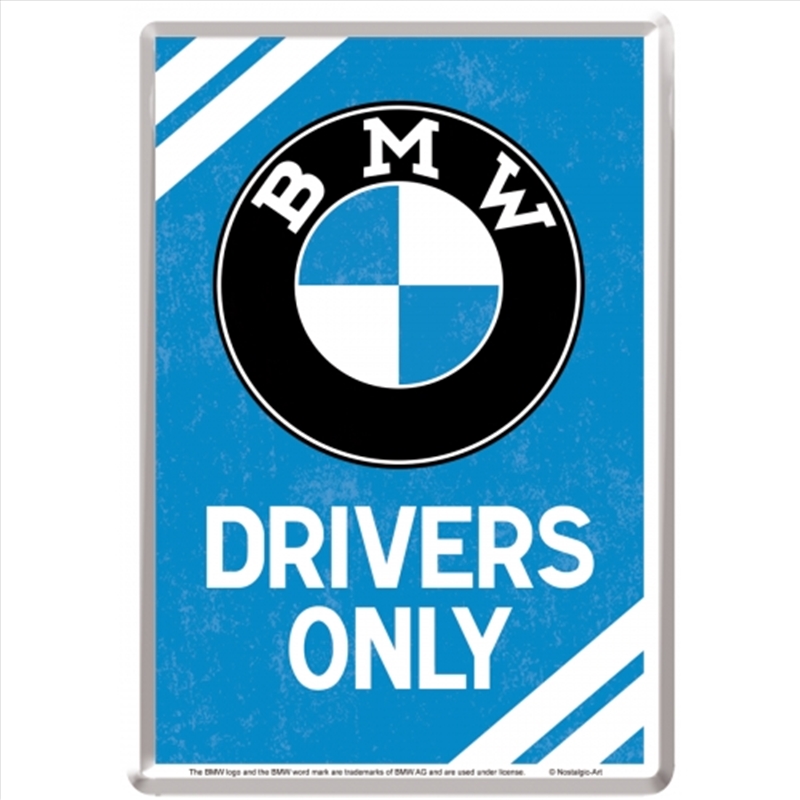 Nostalgic-Art Metal Card BMW Drivers Only 10x14x0.3cm/Product Detail/Greeting Cards