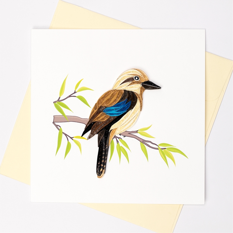 Quilled Greeting Card Kookaburra 15x15cm/Product Detail/Greeting Cards