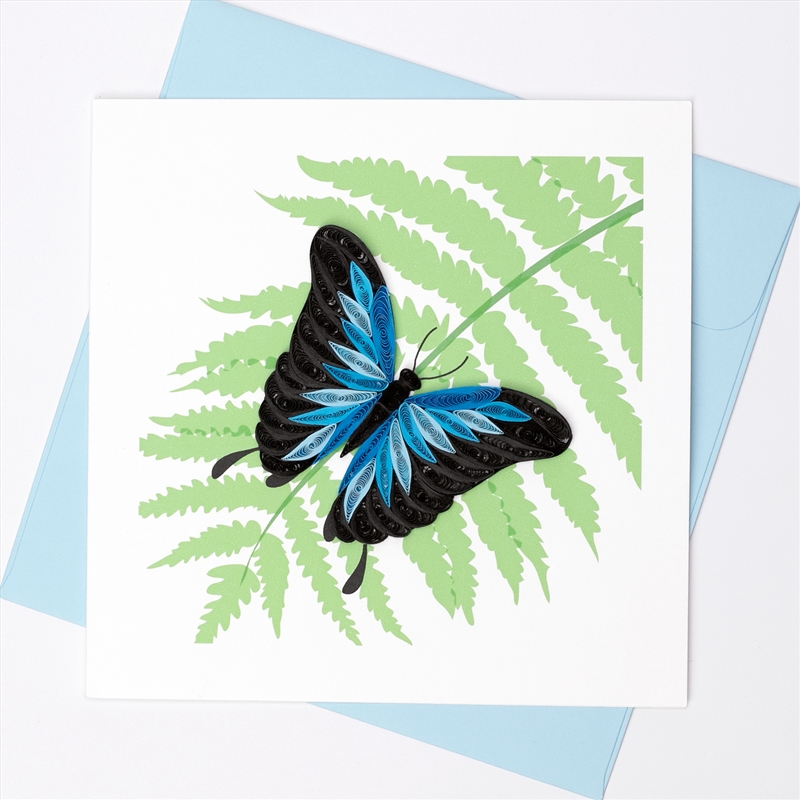 Quilled Greeting Card Ulysses Butterfly 15x15cm/Product Detail/Greeting Cards