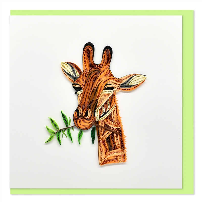 Quilled Greeting Card Giraffe 15x15cm/Product Detail/Greeting Cards