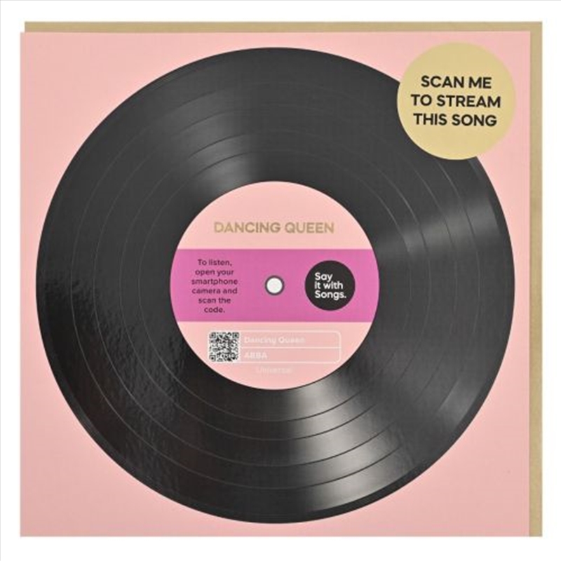 Say It With Songs Greeting Card - Dancing Queen - ABBA 16.5x16.4cm/Product Detail/Greeting Cards