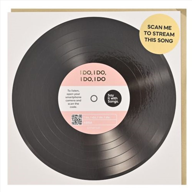 Say It With Songs Greeting Card - I Do, I Do, I Do, I Do, I Do - ABBA 16.5x16.4cm/Product Detail/Greeting Cards