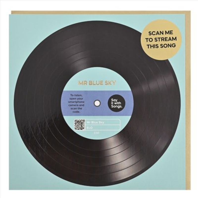 Say It With Songs Greeting Card - Mr Blue Sky - Elo 16.5x16.4cm/Product Detail/Greeting Cards