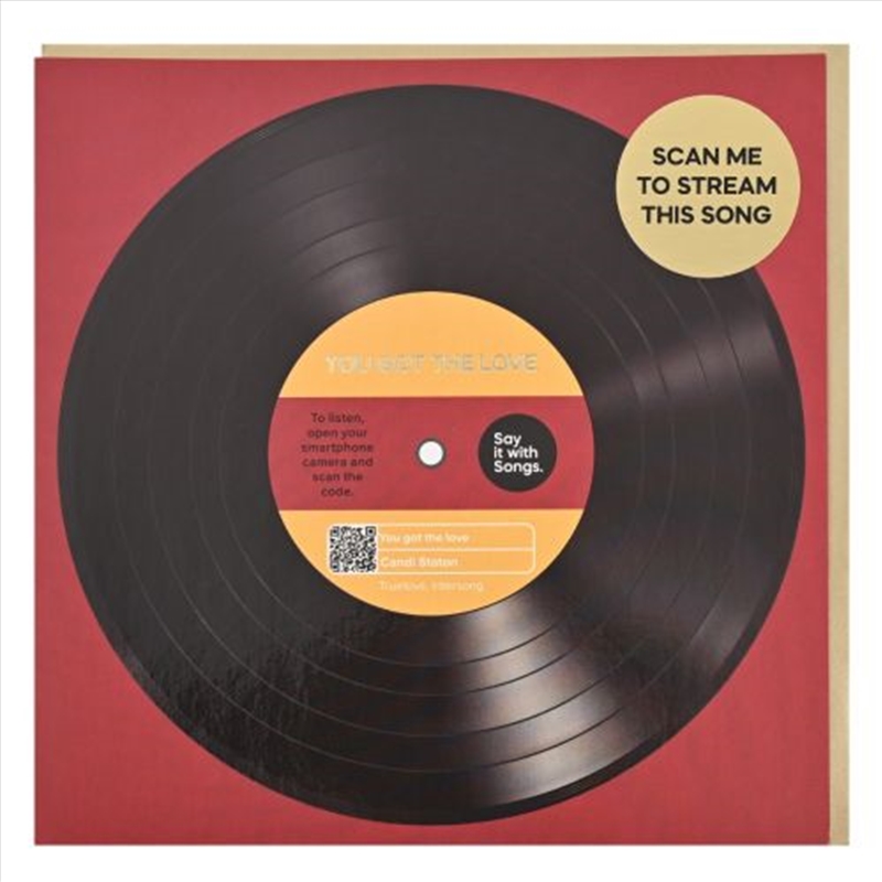 Say It With Songs Greeting Card - You Got The Love - Candi Staton 16.5x16.4cm/Product Detail/Greeting Cards