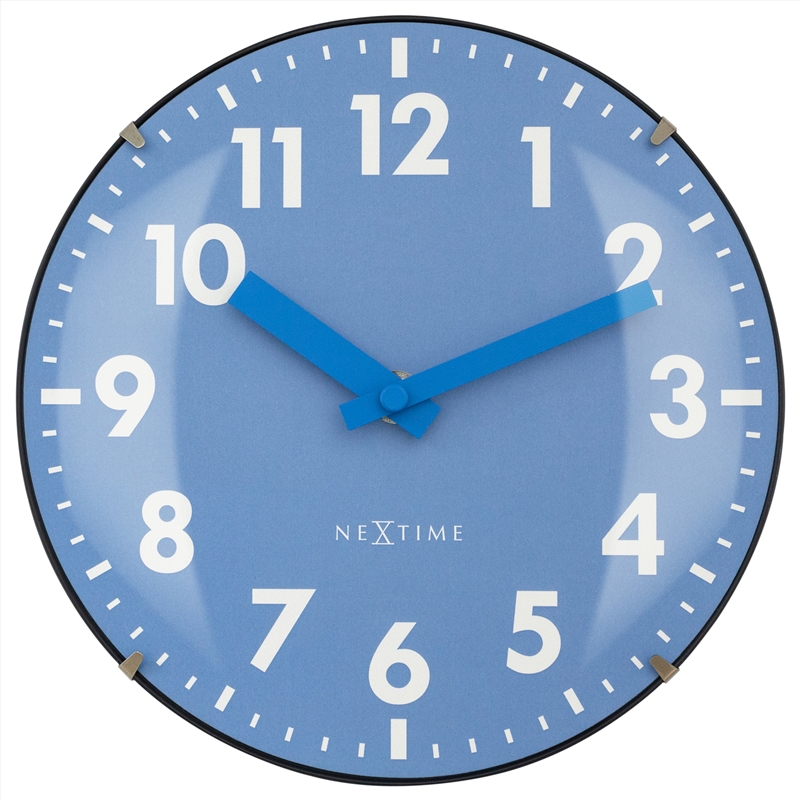 NeXtime Duomo Mini Table Clock 20cm - Blue/Product Detail/Clocks