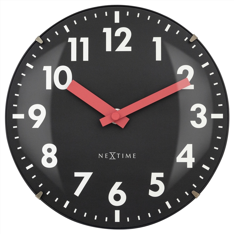 NeXtime Duomo Mini Table Clock 20cm - Black/Product Detail/Clocks