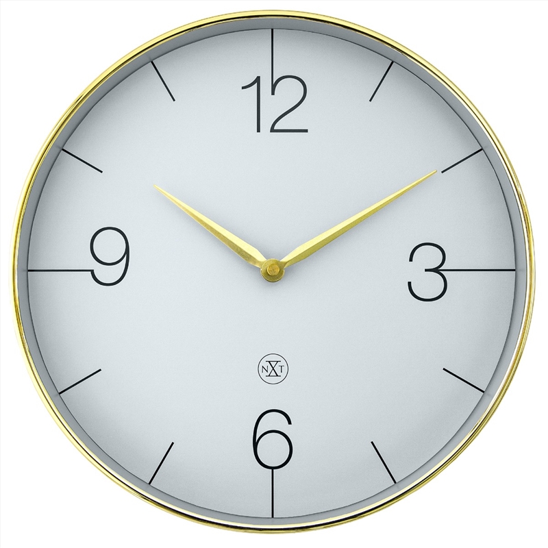 NeXtime Finesse Wall Clock 30cm - Grey/Product Detail/Clocks