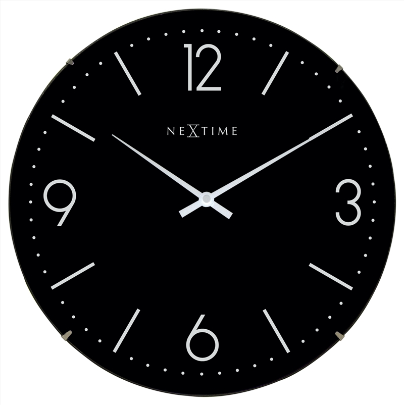 NeXtime Basic Dome Wall Clock 35cm - Black/Product Detail/Clocks