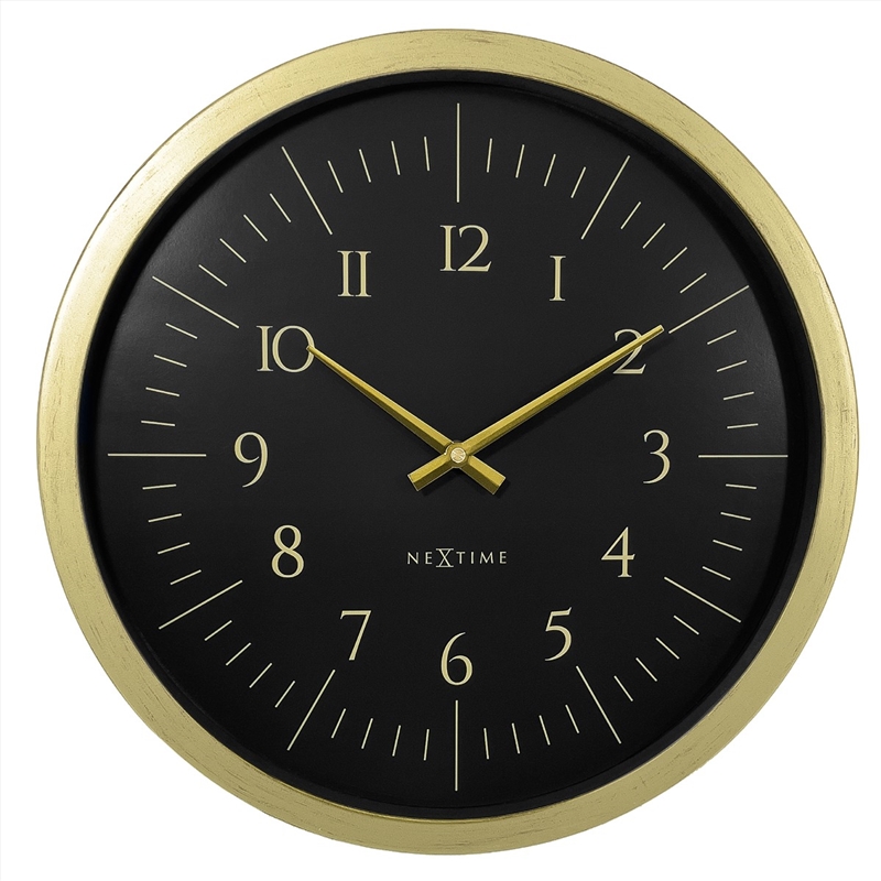 NeXtime Galaxy Wall Clock 40cm - Black/Product Detail/Clocks
