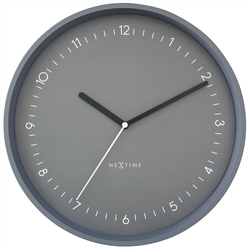 NeXtime Berlin Wall Clock 30cm - Grey/Product Detail/Clocks
