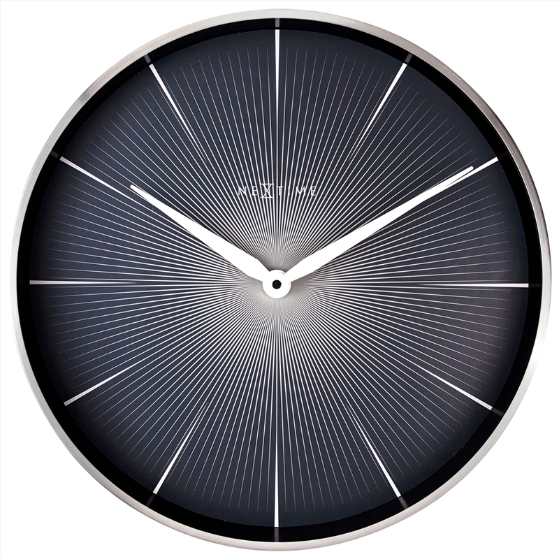 NeXtime 2 Seconds Wall Clock 40cm - Black/Product Detail/Clocks