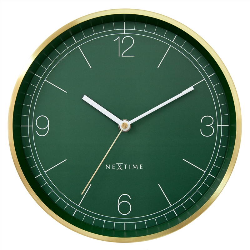 NeXtime Bolero Wall Clock 25cm - Green/Product Detail/Clocks